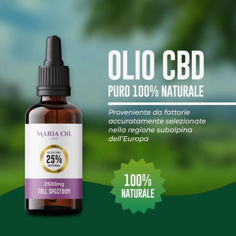 CBD Oil 25% (2500mg) Full Spectrum - Image 2