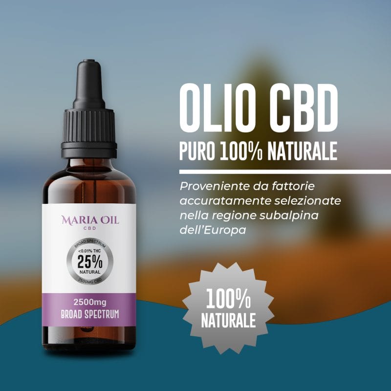 CBD oil 25% (2500mg) Broad Spectrum - Image 2