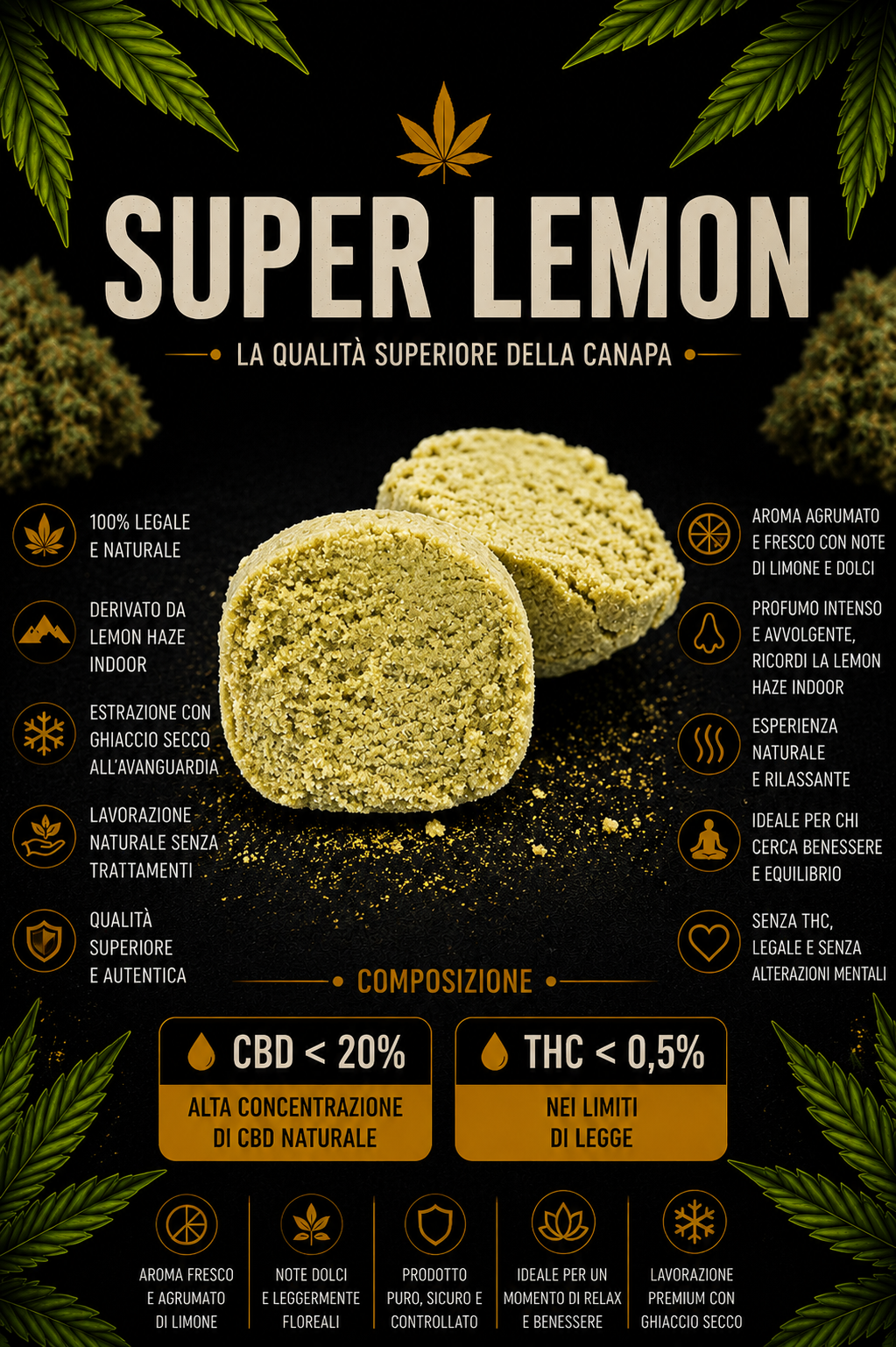Super Lemon Dry | Legal Hashish - Image 2
