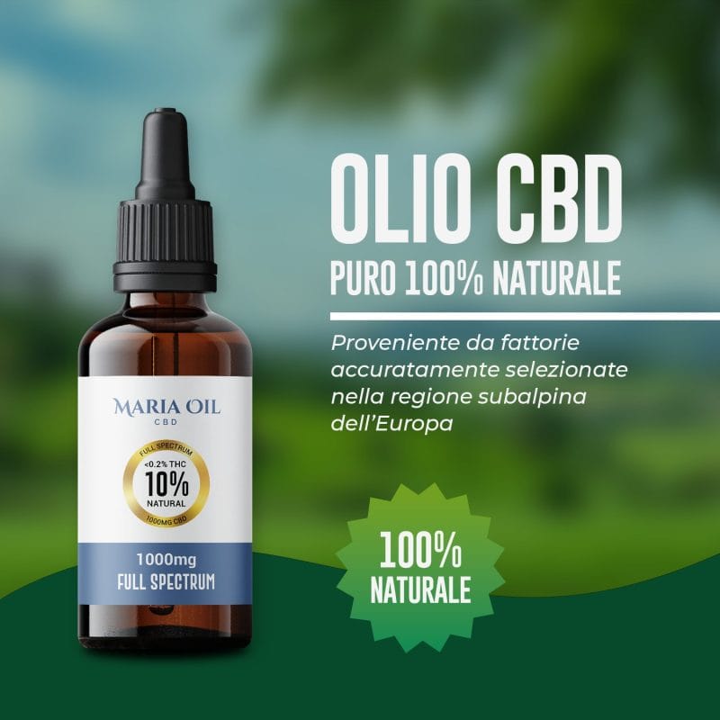 olio CBD 10% naturale